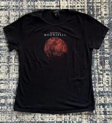 Buy Vintage 2006 Moonspell Memorial Women’s T Shirt Size L Gothic Metal Band Tiamat • 23.30£