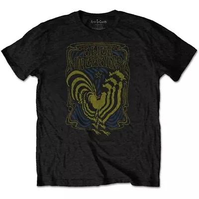 Buy Alice In Chains Psychedelic Rooster Official Tee T-Shirt Mens • 14.99£