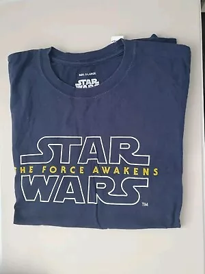 Buy Mens Star Wars T Shirt XL  The Force Awakens Reduce To £12.  • 12£