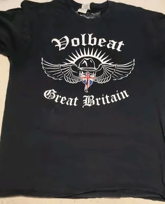 Buy Volbeat Great Britain 2013 UK Tour T-Shirt - Size Large 21  P2P  • 7.99£
