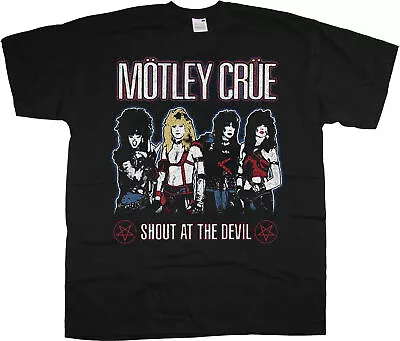 Buy Motley Crue Shout At The Devil Nikki Sixx Official Tee T-Shirt Mens • 16.06£