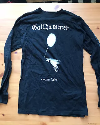 Buy Gallhammer Japanese Band Long Sleeve Shirt Black Metal Death Metal Doom Metal • 20£
