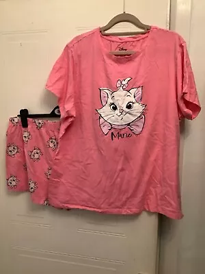 Buy Pink Marie  Shorts And Tshirt Pjs Size Xl • 4.93£