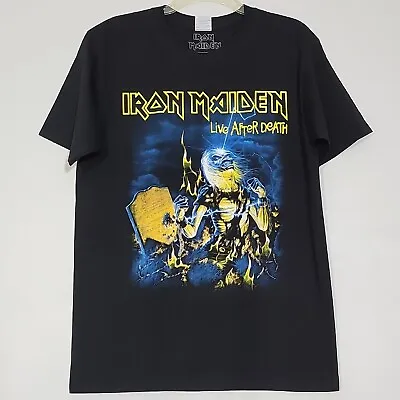 Buy IRON MAIDEN Live After Death T-Shirt S SMALL Black Band Logo • 26.03£