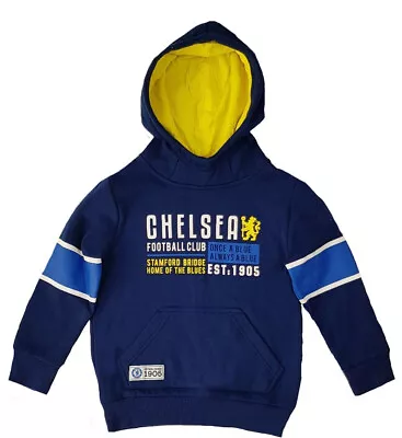 Buy Chelsea Football Hoodie Boys 4 5 Years Kids Hooded Top CHH5 • 14.99£
