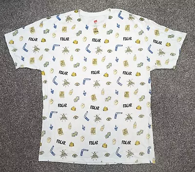 Buy Fidlar TOO All Over Print Official T-shirt Large White • 40£
