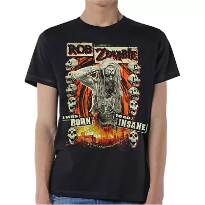 Buy Rob Zombie Born To Go Insane Official Tee T-Shirt Mens • 16.06£
