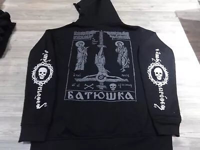 Buy Batushka Zipper Hoodie Sweatshirt Black Metal Kanonenfieber Watain Saor Mgla 1 • 152.02£