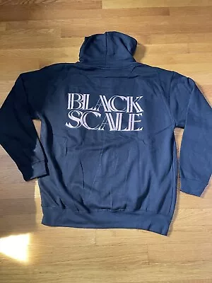 Buy Black Scale Hoodie Flames Fire In Black Men’s Size Large • 18.67£