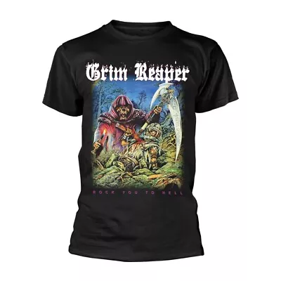 Buy Grim Reaper - Rock You To Hell (NEW MENS T-SHIRT) • 17.20£