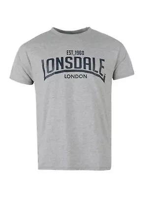 Buy Lonsdale Box Logo T Shirt In Grey - Size Small - New With Tags - Free Postage • 11.99£
