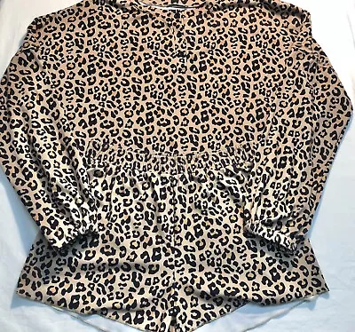 Buy 2 Piece Cheetah Sleepwear Set Women's Size XL Stretch Loungewear PJ's Kitty Cat • 10.74£