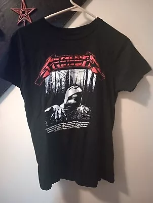 Buy Metallica  Official Merchandise Black/Red T-Shirt Women's Size S • 8.39£