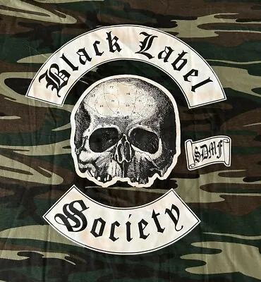 Buy BLACK LABEL SOCIETY Worldwide Concert Tour T-Shirt XL Camouflage Zakk Wylde Rock • 51.25£