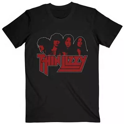 Buy Thin Lizzy Unisex T-Shirt: Band Photo Logo (Medium) • 17.34£