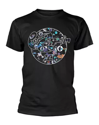 Buy Led Zeppelin III Circle Black T-Shirt OFFICIAL • 18.29£