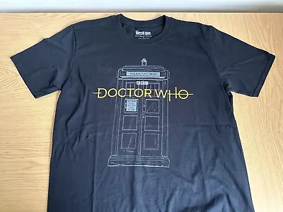 Buy Doctor Who 13th Doctor Logo & Tardis Black T-shirts Titan Merchandise Size Large • 10£