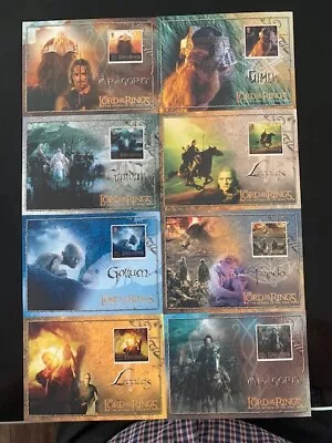 Buy Isle Of Man 2003 Lord Of The Rings Set Of 8 Fdi Pre-stamped Postcards • 4.95£