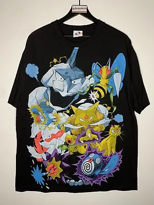 Buy Backstock Co Pokemon Gym Leaders 2023 Shirt MODERN Aop Gengar Gastly Charizard • 177.06£