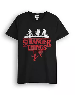 Buy Stranger Things Black Logo Short Sleeved T-Shirt (Mens) • 16.95£