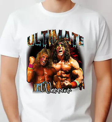 Buy WWE T-shirt Ultimate Warrior Mens Womens Kids T Shirt Tee Top SX - 3XL Grun23 • 12.95£