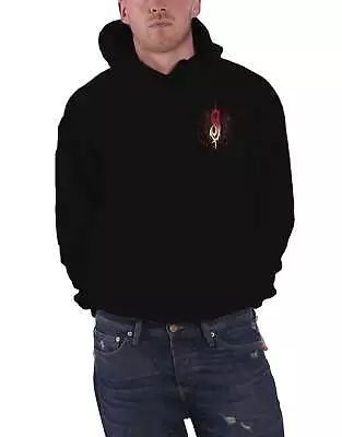 Buy Slipknot Hoodie Burn Me Away Band Logo New Official Mens Black Pullover M • 29.95£