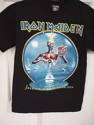 Buy Demon Night IRON MAIDEN Son Of A Seventh Son T-shirt Small Black  • 23.33£