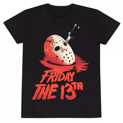 Buy Friday The 13Th Classic Mask Official Tee T-Shirt Mens • 15.10£