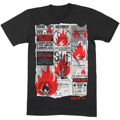 Buy Stiff Little Fingers Flyer Official Tee T-Shirt Mens • 16.06£