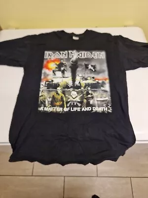 Buy Iron Maiden T Shirt A Matter Of Life & Death Tour 2006 Men's Size M  • 9.99£