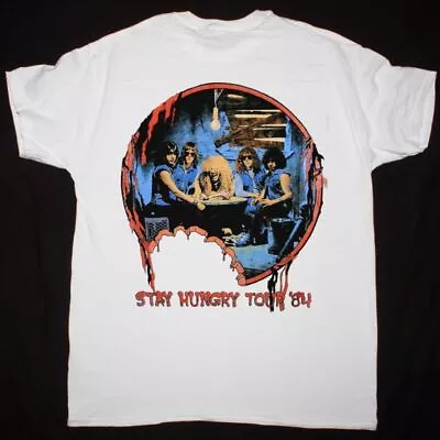 Buy TWISTED SISTER STAY HUNGRY TOUR 1984 WHite  Men S-234xl Shirt D063 • 17.73£