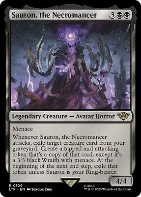Buy Sauron, The Necromancer ~ The Lord Of The Rings [ NM ] [ Magic MTG ] • 2.48£