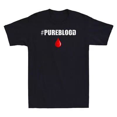 Buy Pure Blood Movement #Pureblood Funny Vaccine Saying Gift Vintage Men's T-Shirt • 14.99£