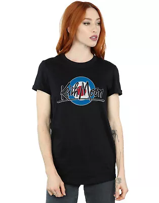 Buy Keith Moon Women's Mod Logo Boyfriend Fit T-Shirt • 15.99£