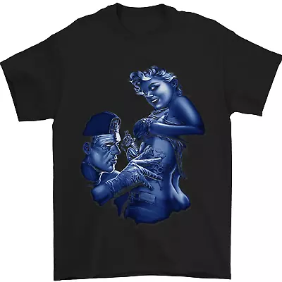 Buy Frankenstein Tattooing Marilyn Halloween Mens T-Shirt 100% Cotton • 8.49£