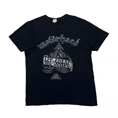 Buy MOTORHEAD “Ace Of Spades” Heavy Speed Metal Hard Rock Band T-Shirt Large Black • 12.75£