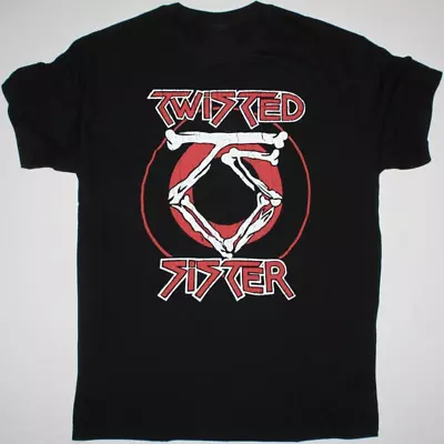 Buy TWISTED SISTER LOGO T-Shirt Short Sleeve Cotton Black Men Size S To 5XL BE1773 • 20.39£