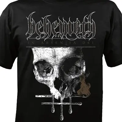 Buy BEHEMOTH In Absentia Dei T-Shirt Short Sleeve Cotton Black Men S To 5XL BE1256 • 19.50£
