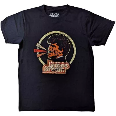 Buy James Brown Unisex T-Shirt: Circle & Logo (X-Large) • 17.49£
