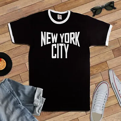 Buy NEW YORK CITY T-SHIRT (Music Band 80s Lennon Beatles John Retro Cult As Worn By) • 14.79£