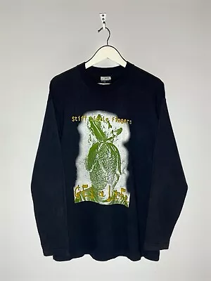 Buy Vintage 1995 Stiff Little Fingers St. Patrix Tour Band Long Sleeve Shirt Size L • 154.82£