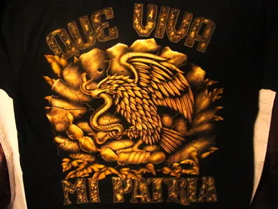 Buy Eagle Que Viva Mi Patria T-shirt • 10.52£