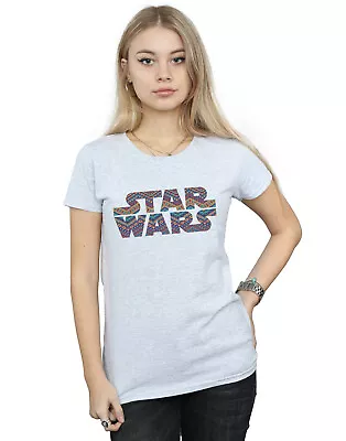 Buy Star Wars Women's Colour Aztec Logo T-Shirt • 13.99£