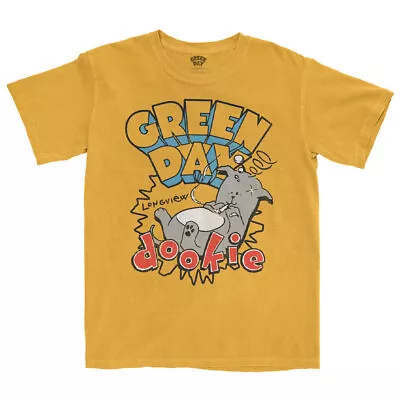 Buy Green Day T Shirt Dookie Longview Band Logo New Official Unisex Orange • 17.95£