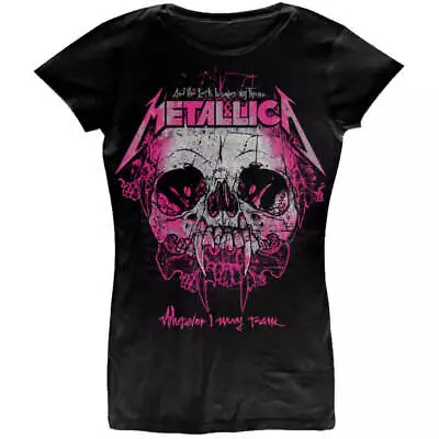 Buy Metallica Ladies T-Shirt: Wherever I May Roam OFFICIAL NEW  • 17.81£