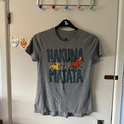 Buy Women’s The Lion King Hakuna Matata Disney Parks T-shirt Size XS • 2.49£