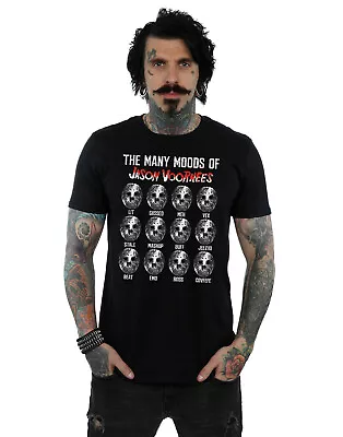 Buy Friday 13th Men's The Many Moods Of Jason Voorhees T-Shirt • 13.99£