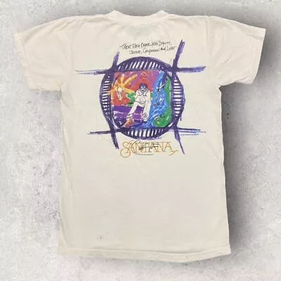 Buy Vintage Y2K USA Hard Rock Cafe Santana Signature Series Graphic T-shirt • 35£