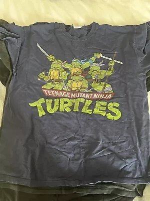 Buy Vintage Teenage Mutant Ninja Turtles T-shirt XL Nickelodeon  • 15£