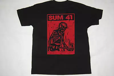 Buy Sum 41 Band Concert Music Black T-Shirt Cotton Unisex S-5XL JK421 • 19.60£